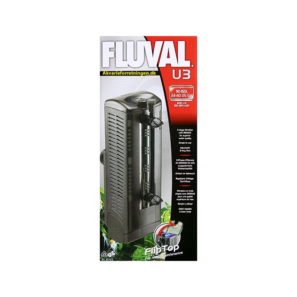 Fluval U3 Fluval U serien (indvendige filtre) Akvarie West